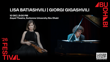 Lisa Batiashvili and Giorgi Gigashvili at Abu Dhabi Festival 2026