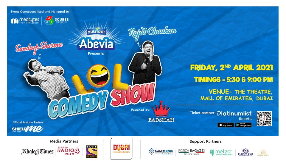 LOL - Comedy Show in The Theater - Mall Of Emirates LOL - Comedy Show in The Theater - Mall Of Emirates