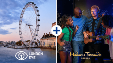 London Eye + Madame Tussauds London - 2 way ticket London Eye + Madame Tussauds London - 2 way ticket