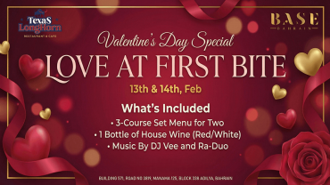 Love at First Bite this Valentine’s Day at Texas Longhorn, Bahrain