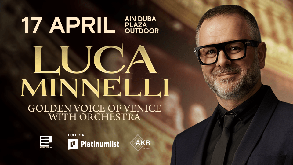 Luca Minnelli — Italian Tenor With Orchestra in Dubai