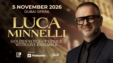 Концерт Luca Minnelli в Dubai Opera Концерт Luca Minnelli в Dubai Opera