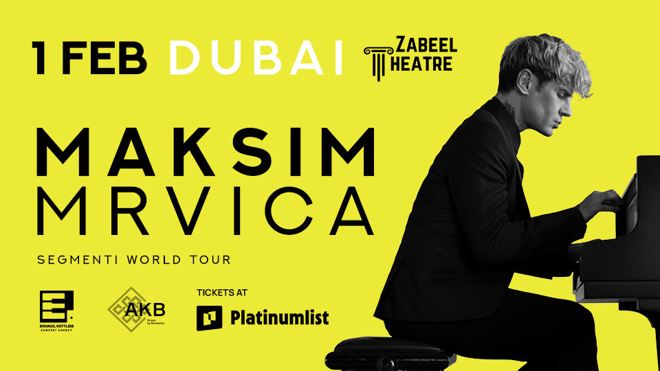 Maksim Mrvica at Zabeel Theatre in Dubai