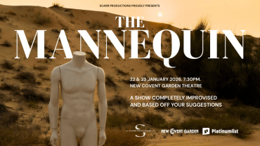 عارضة أزياء في مسرح كوفنت جاردن الجديد في دبي