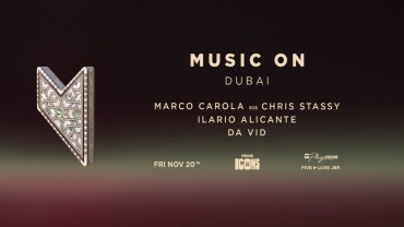 Marco Carola presents Music On | Pacha Icons in Dubai
