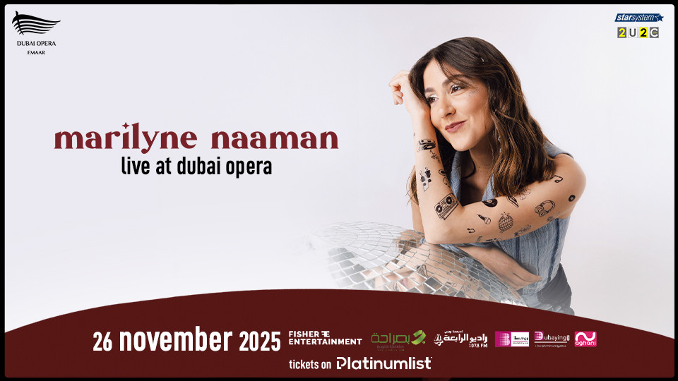 Marilyn Naaman live at Dubai Opera 2025 United Arab Emirates