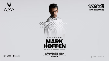 Mark Hoffen en live au AVA Club Bahreïn
