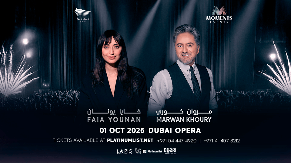 Marwan Khoury & Faia Younan in Dubai