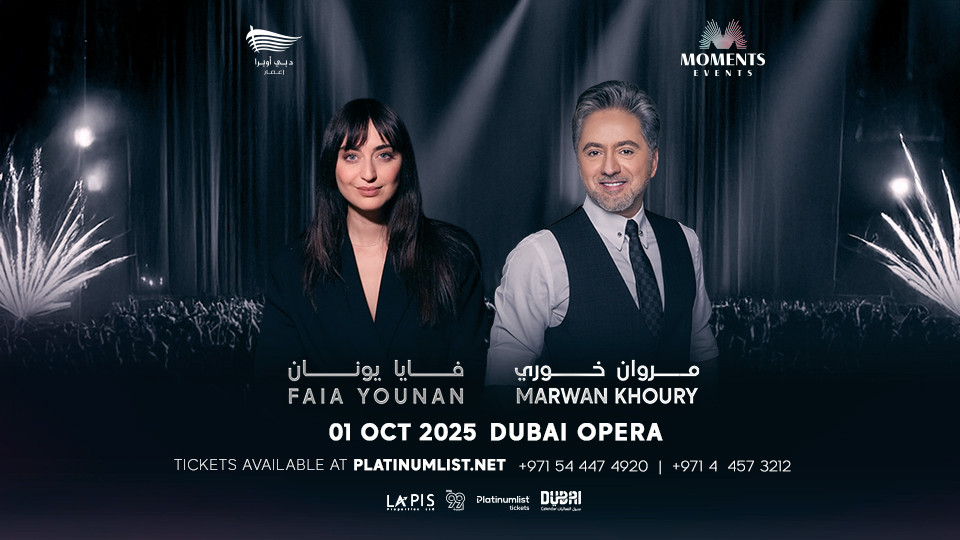 Marwan Khoury & Faia Younan in Dubai 2025 United Arab Emirates