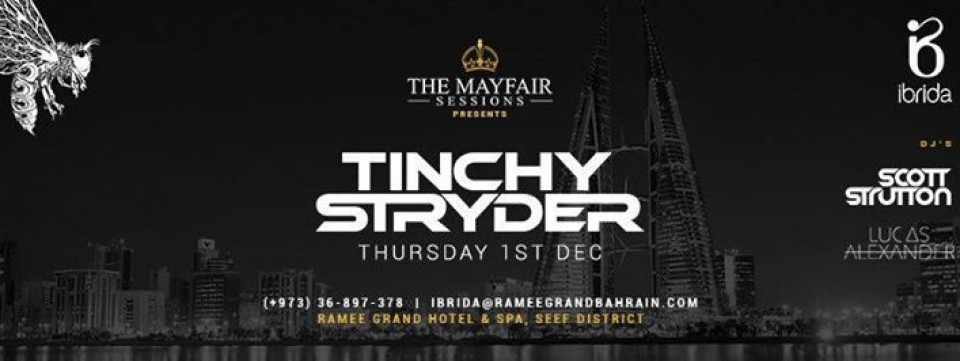 Mayfair Sessions w/ Tinchy Stryder, THU 01 DEC