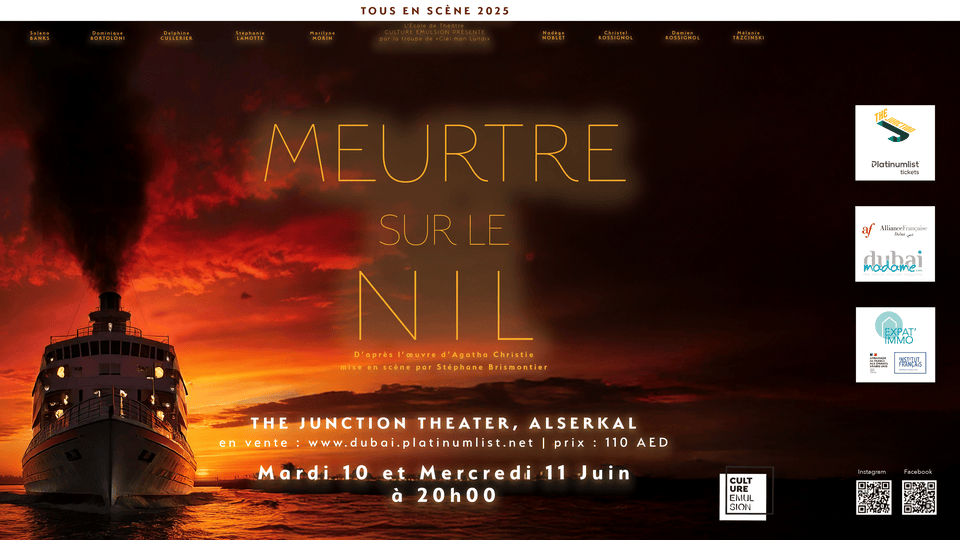 Meurtre sur le Nil at The Junction in Dubai 2025 United Arab Emirates