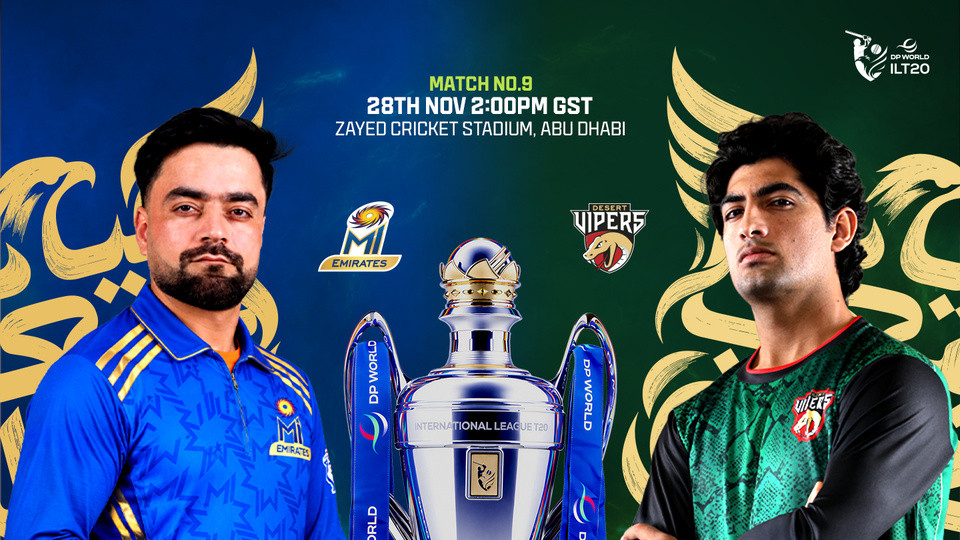 MI Emirates Vs Desert Vipers in Abu Dhabi