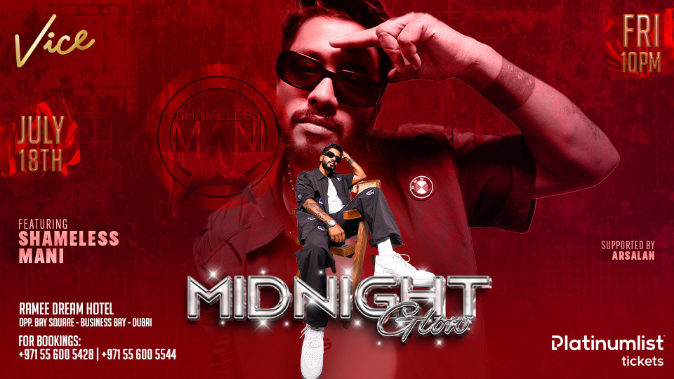 Midnight Glow Friday at Vice in Dubai