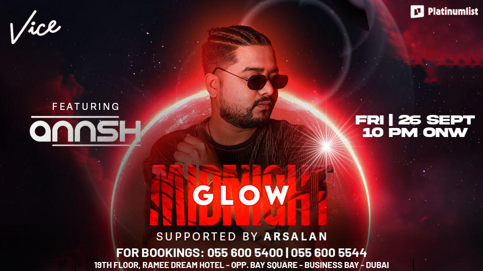 Midnight Glow Friday at Vice in Dubai