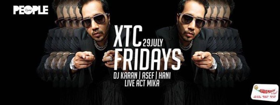 Mika Singh Live at XTC Fridays with DJs Karan, Hani & Asef