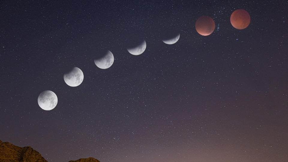 مراقبة الخسوف الكلي للقمر في مركز مليحة للآثار