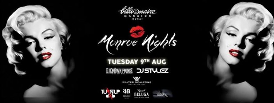 Monroe Night Dubai at Billionaire Mansion Monroe Night Dubai at Billionaire Mansion