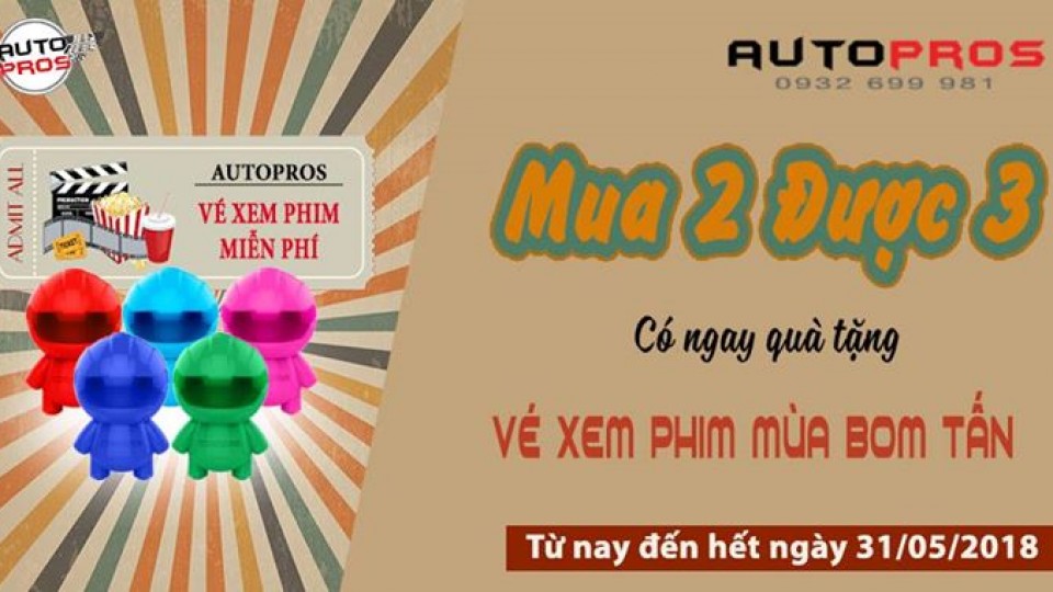 Mua 2 được 3 - Săn ngay vé xem phim mùa bom tấn