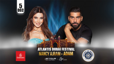 Nancy Ajram & Adam live at Atlantis Dubai Festival