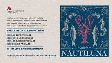 Nautiluna Seafood Night Brunch in Marriott Marquis Dubai Creek