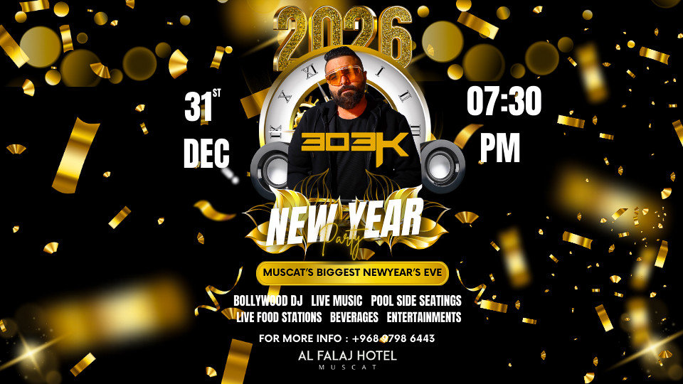 Bollywood NewYear Eve 2026 - Al Falaj Hotel Bollywood NewYear Eve 2026 - Al Falaj Hotel