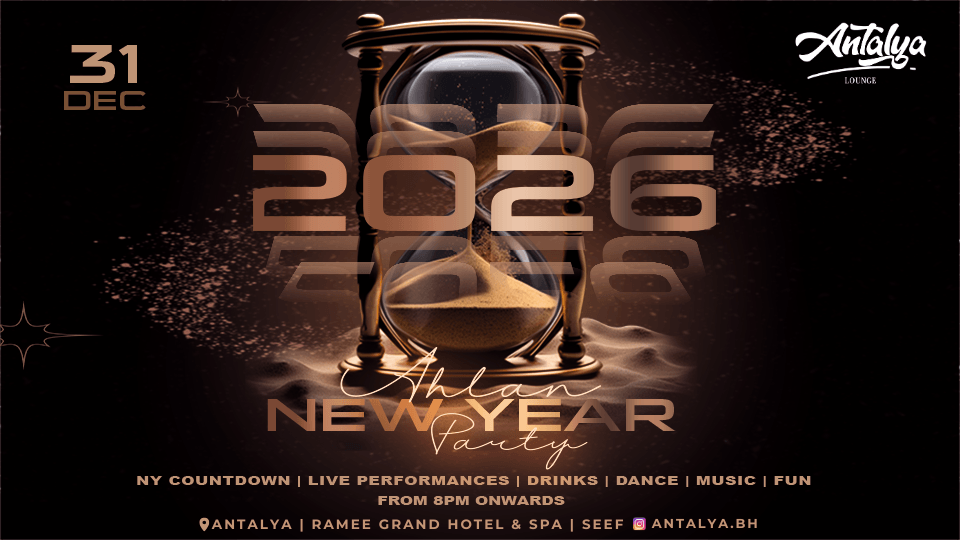 New Year’s Eve 2026 at ANTALYA – Ahlan Party Night