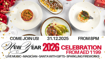 New Year’s Eve 2026 at Cabana on the Beach