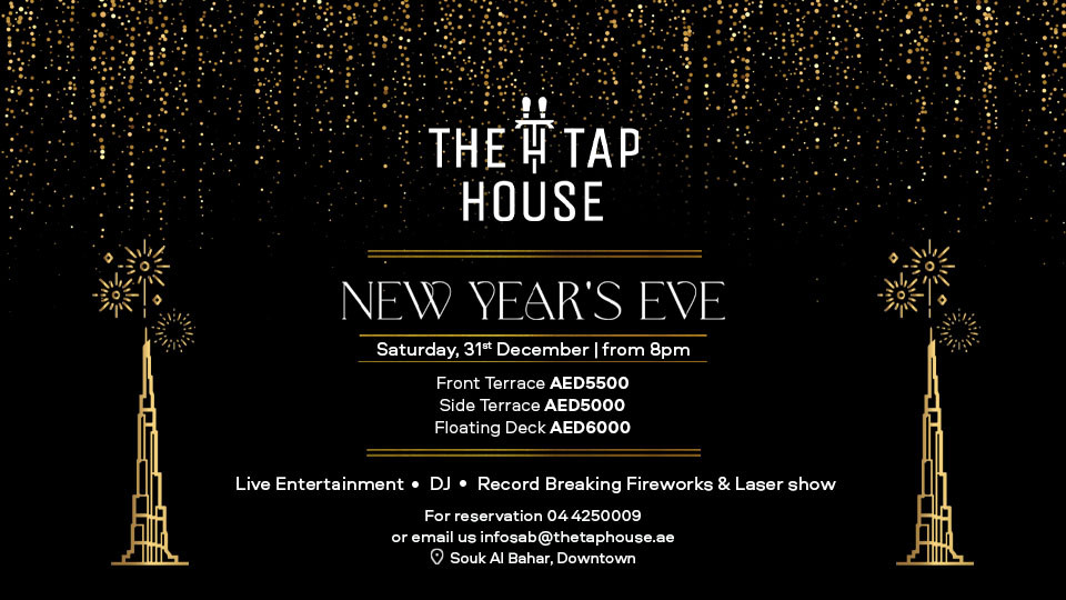 New Year's Eve at The Tap House Downtown New Year's Eve at The Tap House Downtown