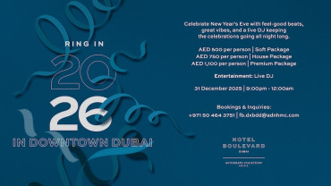 New Year’s Eve Dinner (Gala Dinner)