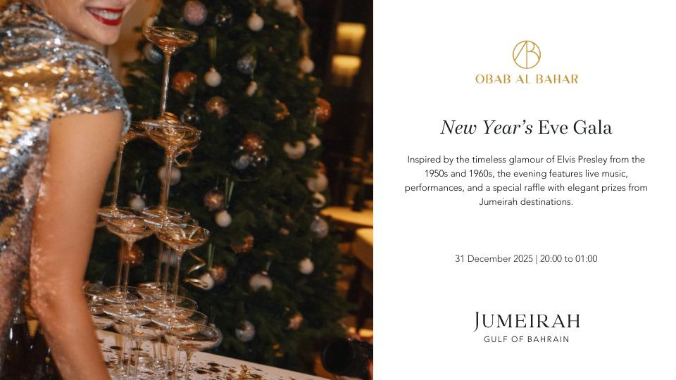 New Year's Eve Gala at Obab Al Bahar