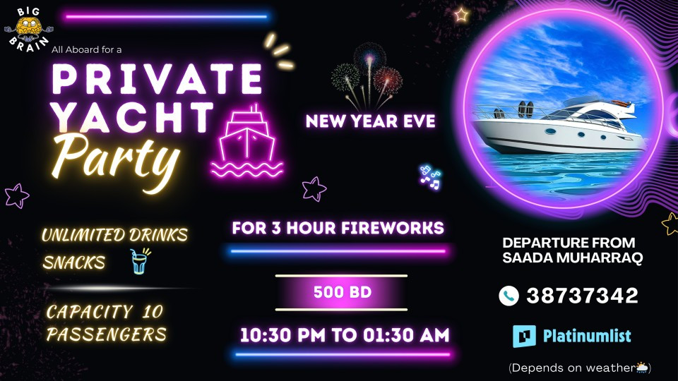 New Year's Eve: Private Yacht Party