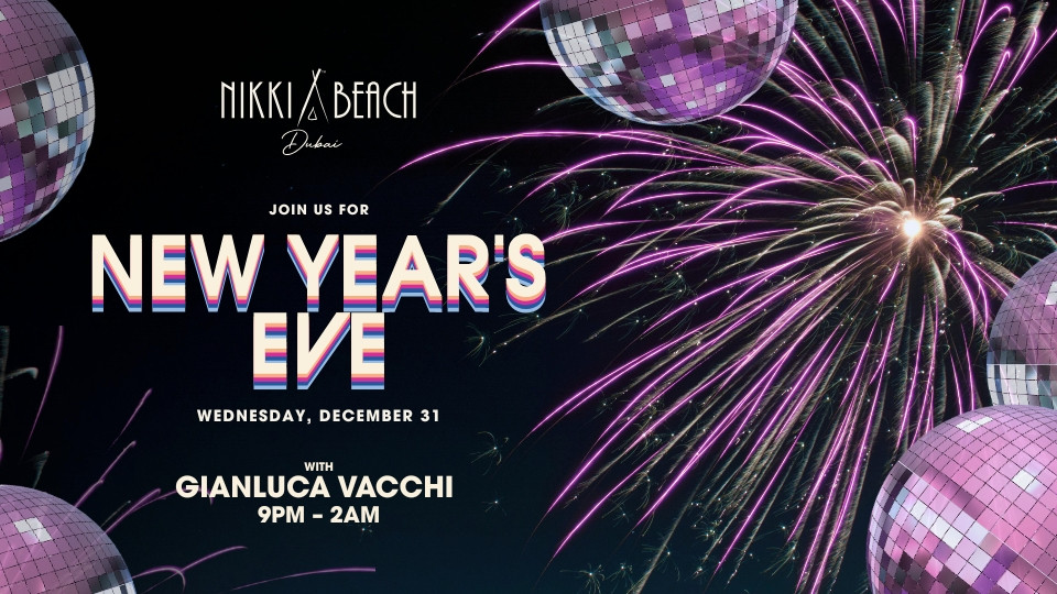 New Year's Eve with Gianluca Vacchi at Nikki Beach