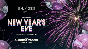 New Year's Eve with Gianluca Vacchi at Nikki Beach New Year's Eve with Gianluca Vacchi at Nikki Beach