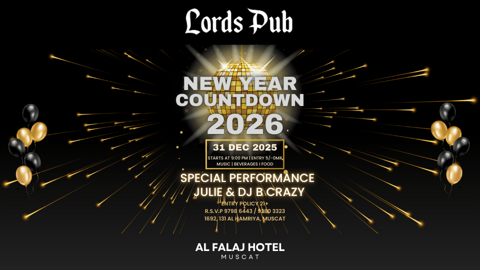 NewYear Eve 2026 at Lords PUB