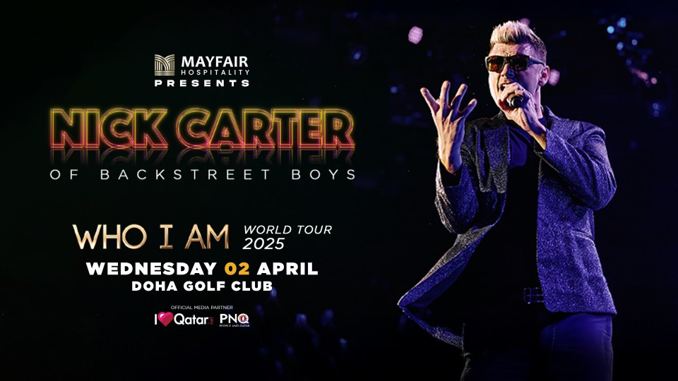 Nick Carter Live in Doha 2025 Qatar