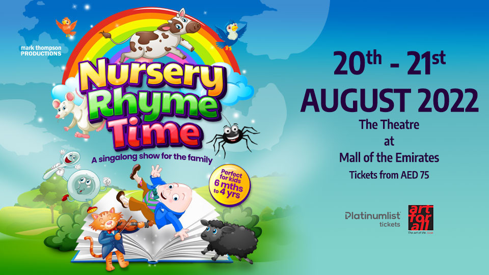 Nursery Rhyme Time in Dubai Tickets, 2022 Theater Show
