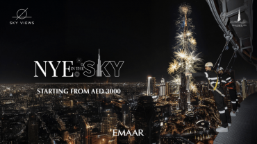 NYE 2026 with Dinner at Sky Views Observatory +  Edge Walk Experience
