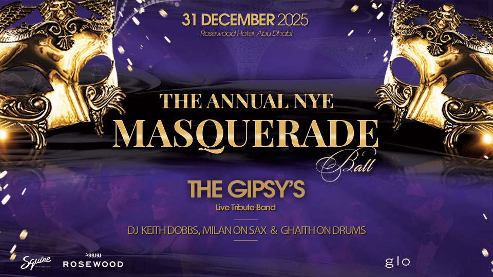 NYE Masquerade Ball 2025 at Rosewood Abu Dhabi