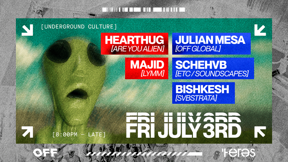 OFF Presents: HearThuG [Are You Alien] at Teres - JJ's Irish Restaurant