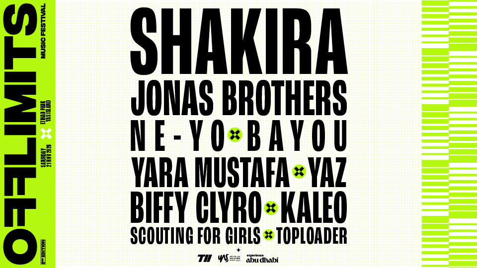 OFFLIMITS Music Festival - Headlining Shakira in Abu Dhabi