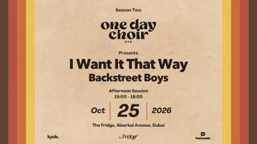 One Day Choir DXB presents 'I Want It That Way' - Afternoon Session in Dubai