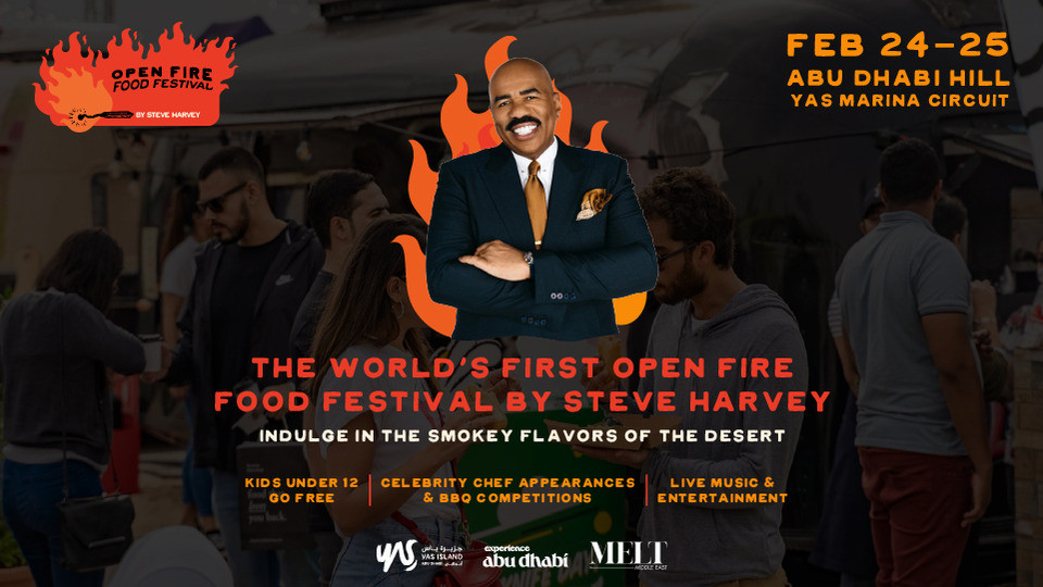 Open Fire Food Festival by Steve Harvey in Abu Dhabi Tickets, 2024