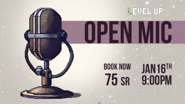 Open mic at Level up Riyadh