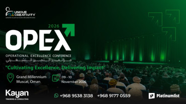 OPEX 2026 - Conférence sur l'excellence opérationnelle à Mascate OPEX 2026 - Conférence sur l'excellence opérationnelle à Mascate