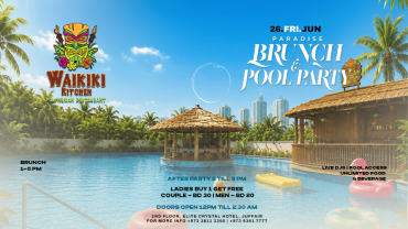 Paradise Brunch & Pool Party at Waikiki Restaurant, Bahrain