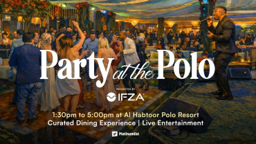 Party at the Polo in Dubai