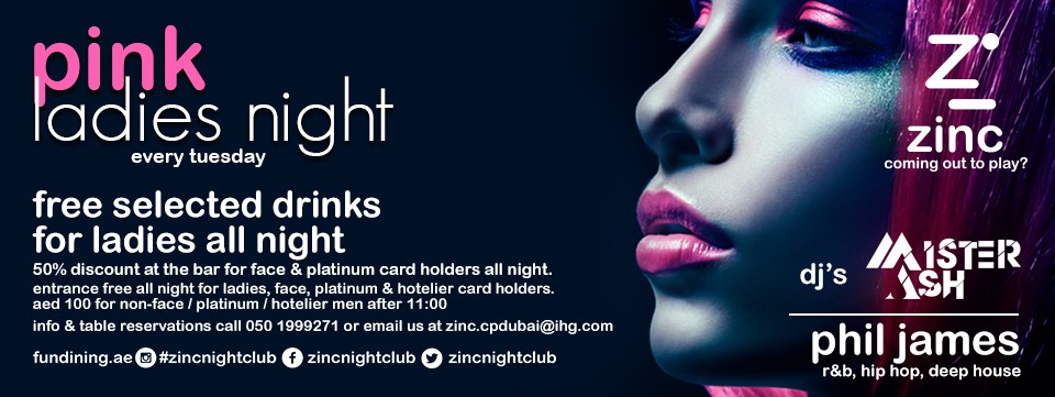 Pink Ladies Night at Zinc Pink Ladies Night at Zinc