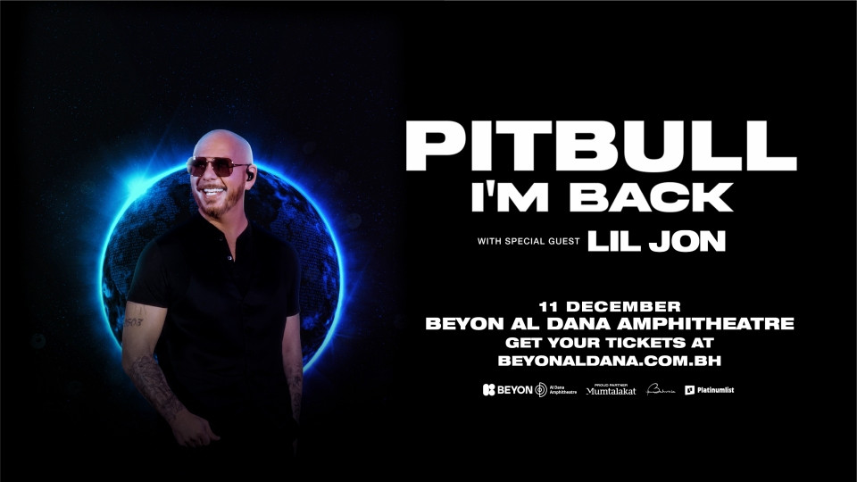Pitbull at Beyon Al Dana Amphitheatre, Bahrain