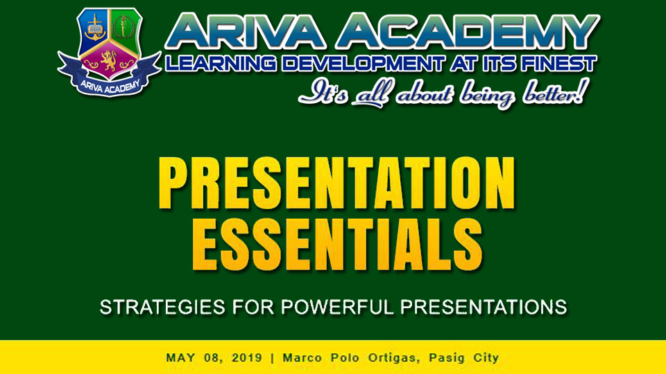 Presentation Essentials: Strategies for Powerful Presentations