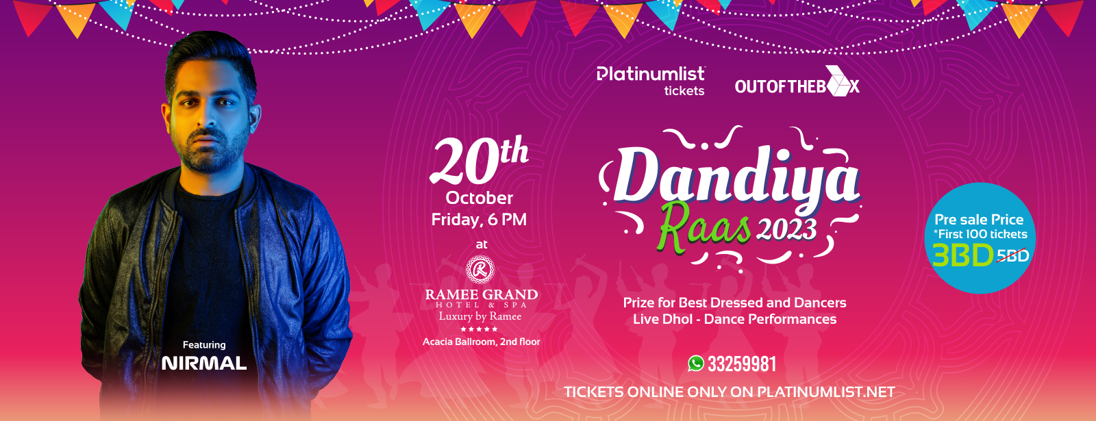Dandiya Raas 2023 in Manama, Bahrain